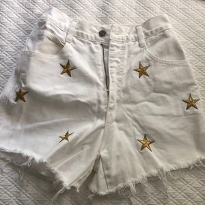 Vintage Mom Shorts Star Print